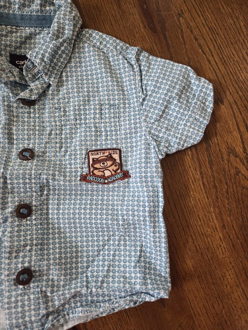Boys 6/9M Blue/Brown Outfit